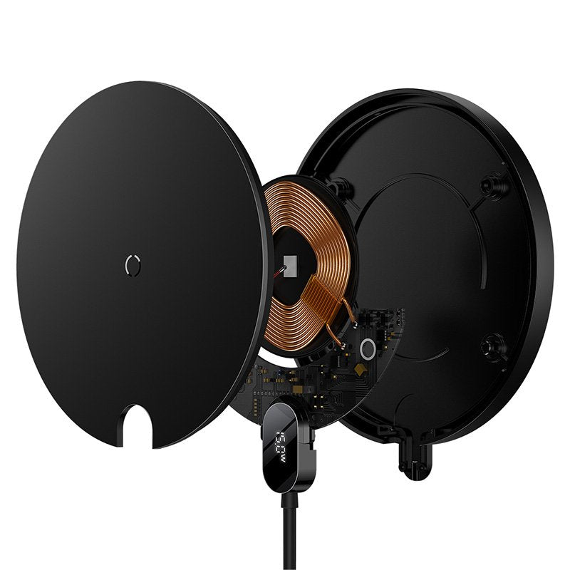 EAN 6932172602208 - Baseus CCED000001 cargador de dispositivo móvil Auriculares, Smartphone Negro USB Cargador inalámbrico In imagen 4