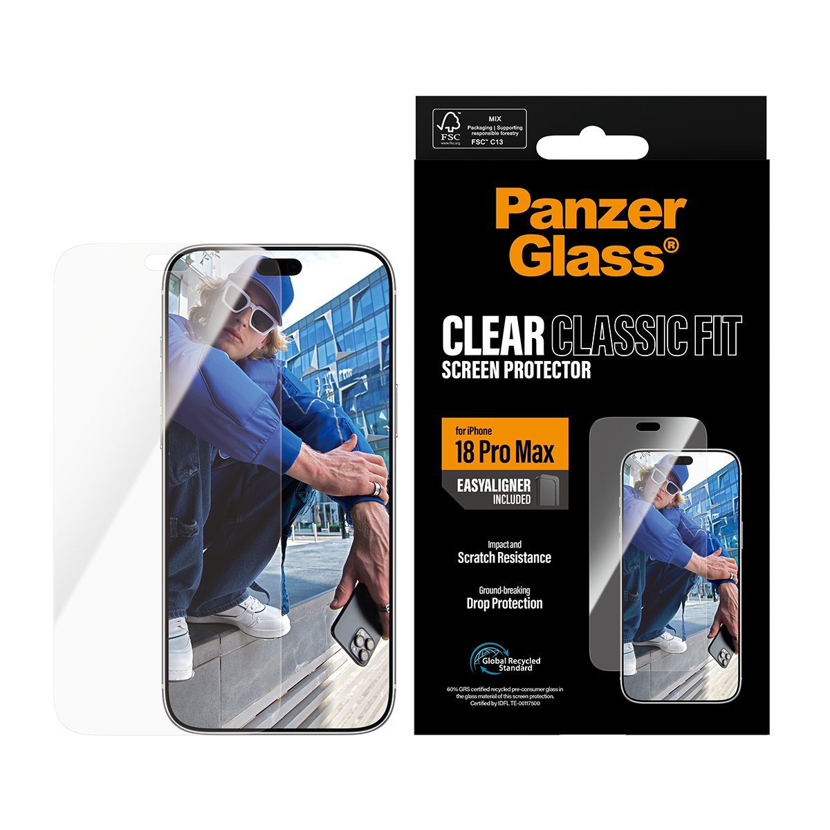 Panzerglass Screen Protector Iphone 18 Pro Max - Classic Fit
