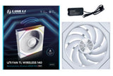 Ventilador De Caja Lian Li Uni Fan Tl Wireless Reverse Rgb - 14cm (Blanco)