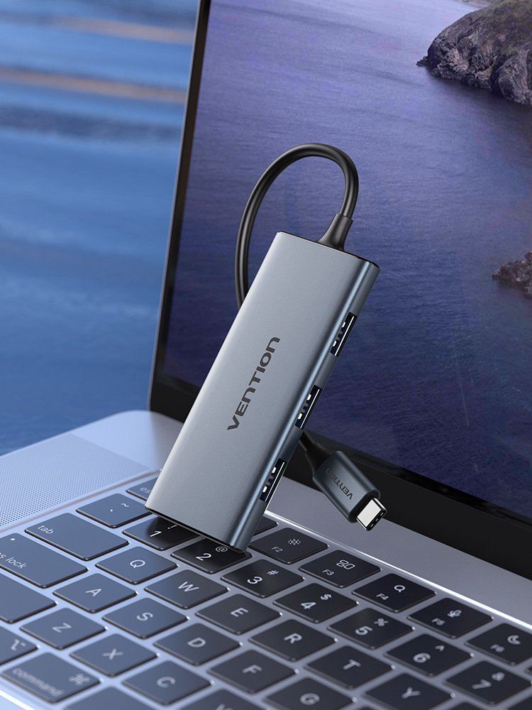 EAN 6922794767003 - Vention TOOHB base para portátil y replicador de puertos Alámbrico USB 3.2 Gen 1 (3.1 Gen 1) Type-C imagen 2