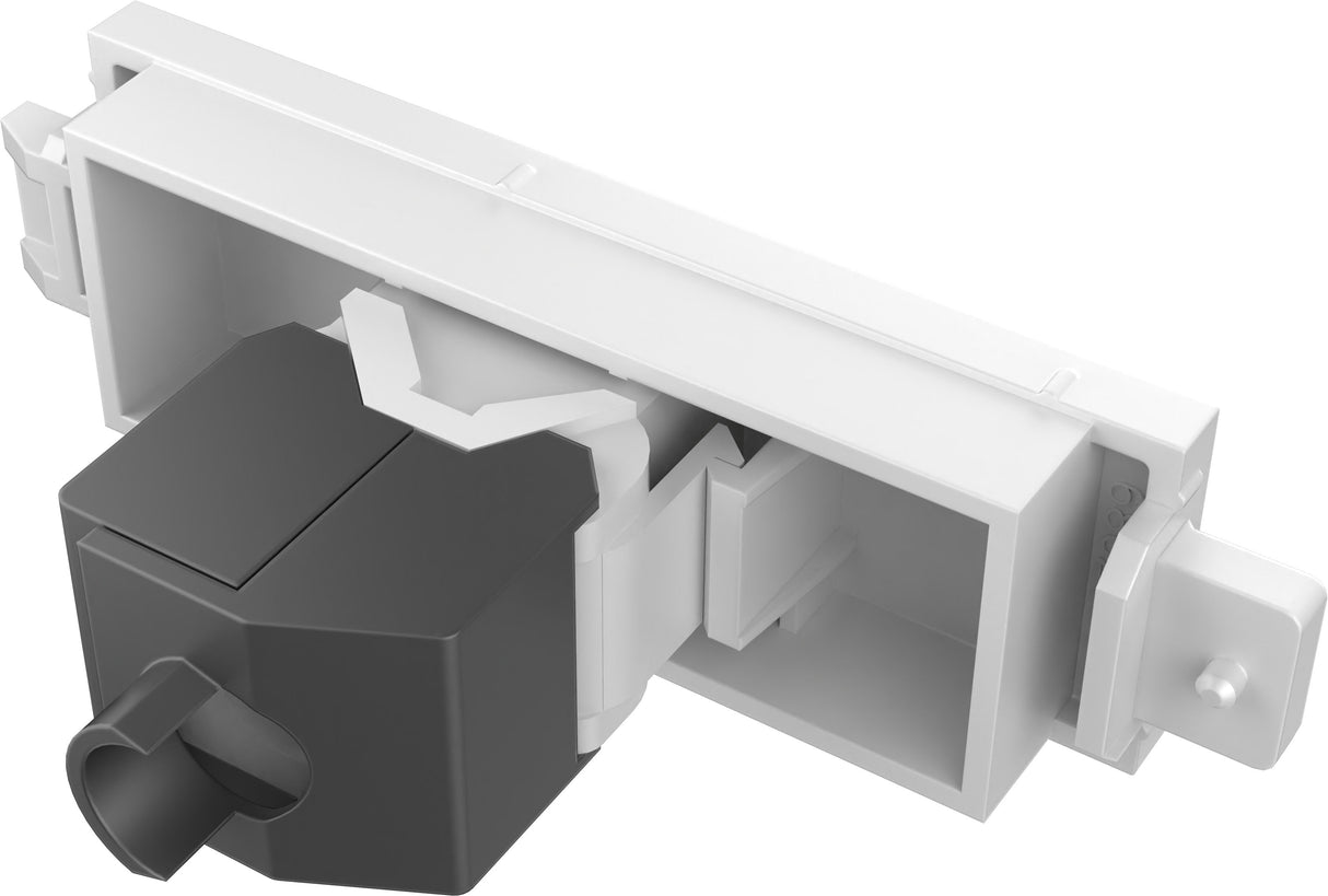 Placa Frontal Audiovisual Modular Techconnect De Vision Garantía Durante Toda La Vida Útil Del Producto Módulo Rj45 Para Cat6a Hembra En La Parte Delantera Conexión De Punzonamiento Con Cable Pelado En La Parte Trasera Diseño De Bajo Ruido