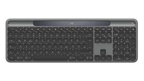EAN 5099206132351 - Logitech Signature Slim Solar+ K980 teclado Universal RF Wireless + Bluetooth QWERTZ Alemán Grafito imagen 1