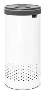Brabantia Laundry Bin, 35 L Dark Grey / White