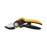Fiskars Plus Powerlever Tijeras De Podar Anvil Negro, Naranja
