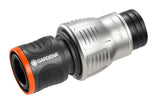 Gardena 18254-20 Accesorio Para Manguera Conector De Manguera Metal, De Plástico Negro, Metálico 1 Pieza(S)