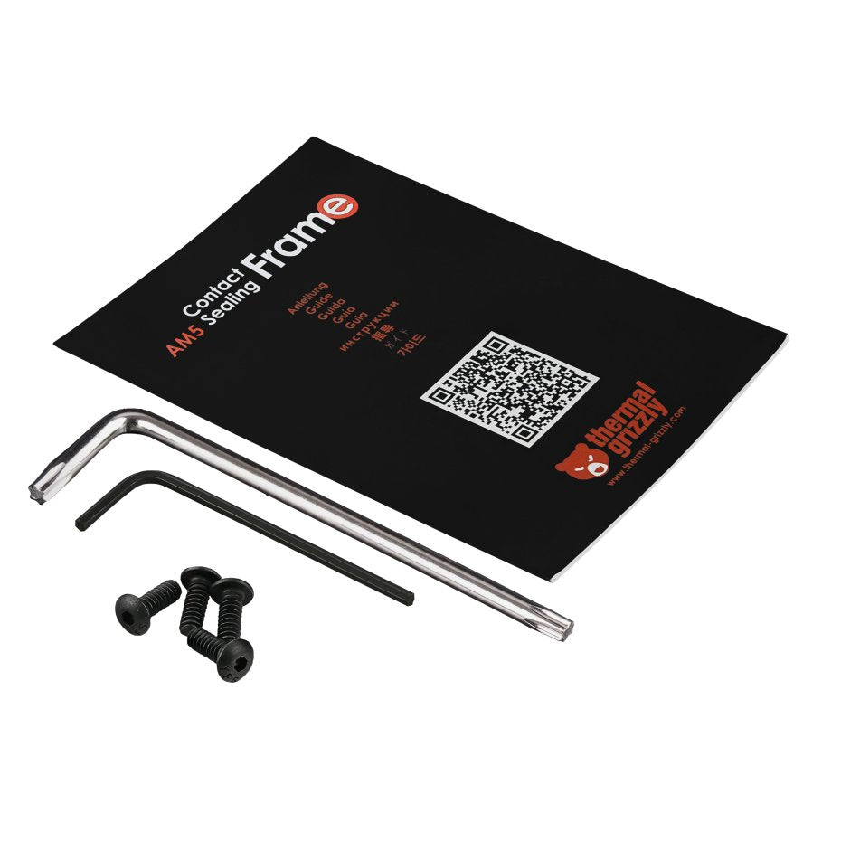 Thermal Grizzly Contact Sealing Frame Am5, Disipador De Cpu Negro, Cpu Amd Con Zócalo Am5 Tg-Csf-Am5