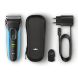 EAN 4210201131694 - Braun Series 3 ProSkin 3045s Máquina de afeitar de láminas Recortadora Negro, Azul imagen 5
