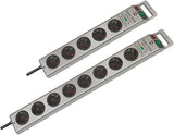 EAN 4007123174232 - Brennenstuhl Super-Solid Surge Protection 4.500 A Plata 8 salidas AC 2,5 m imagen 1