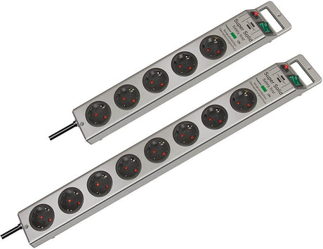 EAN 4007123174232 - Brennenstuhl Super-Solid Surge Protection 4.500 A Plata 8 salidas AC 2,5 m imagen 1
