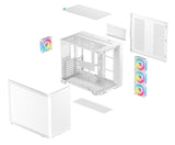 Caja Pc Deepcool Cg530u 4f Wh (Blanco, Gebogene Glasvitrine) R-Cg530u-Whaga4-G