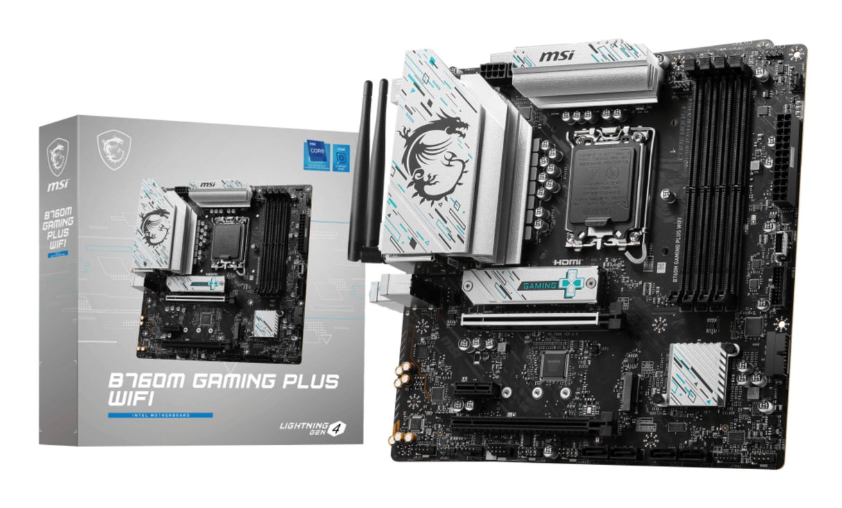 EAN 4711377154017 - MSI B760M GAMING PLUS WIFI placa base Intel B760 LGA 1700 micro ATX imagen 1