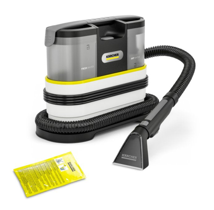 EAN 4066529172433 - Kärcher SE 2 Spot máquina de limpieza de alfombras De mano Negro, Gris, Blanco imagen 1