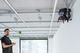 Láser Combinado Bosch Professional  Gcl 2-50 Cg Professional + Rm2, Láser De Líneas Cruzadas Azul/Negro, L-Boxx, Con Soporte 0601066h00