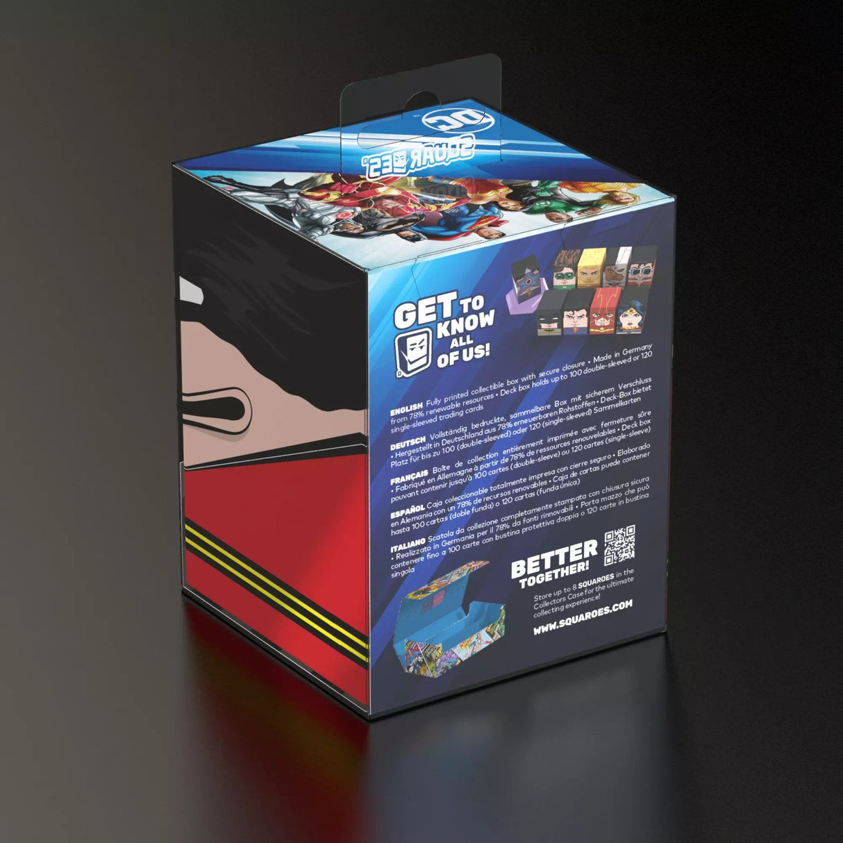 Caja De Mazo Squaroes Dc Justice League Plastic Man