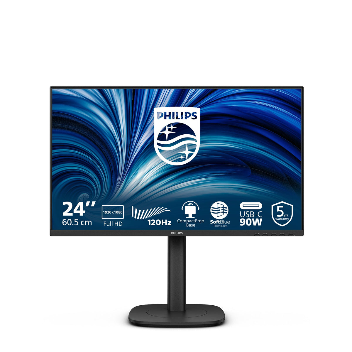 EAN 8721038002461 - Philips 3000 series 24B2U3301/00 pantalla para PC 60,5 cm (23.8") 1920 x 1080 Pixeles Full HD LCD Negro imagen 2