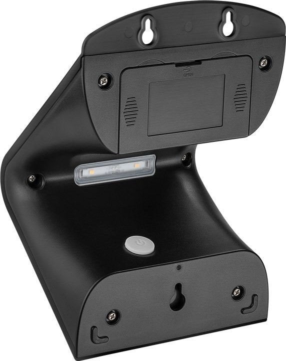 Lámpara Solar Led De Pared Con Sensor De Movimiento, 3,2 W, Color Negro