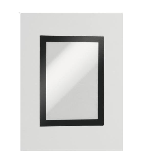 Marco Informativo Durable Duraframe A5 Autoadhesivo 2 Piezas Negro