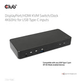 EAN 8719214472870 - CLUB3D CSV-1585 interruptor KVM Negro imagen 3