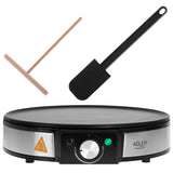 Adler Ad 3058 Crepe Maker, 1600 W, 30 Cm, Stainless Steel Black