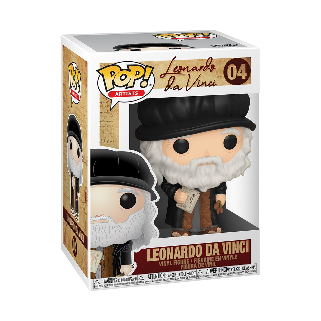 Figura Pop Leonardo Davinci
