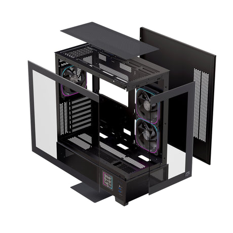 EAN 6977277360066 - Einarex EXCS-PR-51DR-B carcasa de ordenador Midi Tower Negro imagen 9
