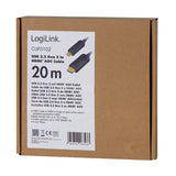 EAN 4052792063233 - LogiLink CUF0102 adaptador de cable de vídeo 20 m USB Tipo C HDMI tipo A (Estándar) Negro imagen 5