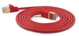 Wantec Cable De Red Smp Cat7 Me. Cat6a D=4mm 3,00m Rot