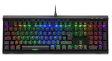 Sharkoon Skiller Sgk40, Teclado Para Juegos Negro, Diseño De, Huano Red 4044951040100