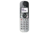 Panasonic Kx-Tge520gs, Teléfono Dect Negro, Plata