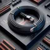 Cable De Red Rj45 Utp Phasak Phk 1725 Cat.6 25m Negro