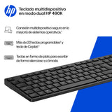 EAN 0198990908526 - HP 490K Multi-Device Dual-Mode Keyboard teclado Hogar USB + Bluetooth QWERTY Inglés Negro imagen 3