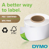 Dymo Etiquetas De Transferencia Termica Label Writer 99014, Rojo De 54x101mm (A X L). Etiquetas Grandes De Identificación/Envío. Rollo De 220 Ud