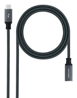 EAN 8433281015395 - Nanocable 10.01.4500-COMB cable USB USB 3.2 Gen 2x2 0,5 m USB C Negro imagen 1