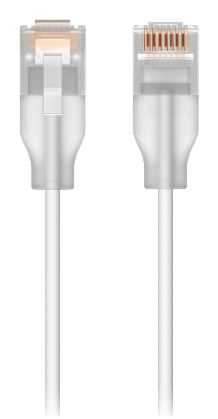 Cable Ubiquiti Uacc-Cable-Patch-El-0.15m-W  De Red Translúcido, Blanco 0,15 M Cat6