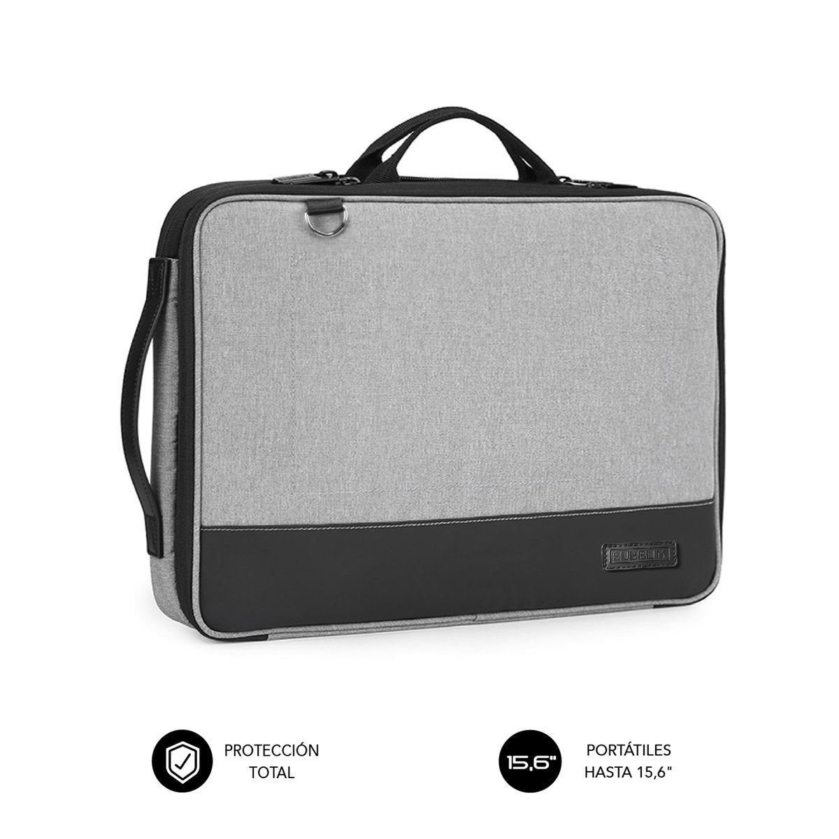 EAN 8436586741549 - SUBBLIM SUB-LS-2AS0001 maletines para portátil 35,6 cm (14") Funda Gris imagen 1