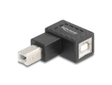 Adaptador  Delock Usb 2.0  Usb Typ-B Macho A Usb Typ-B Hembra 90° Links Angular