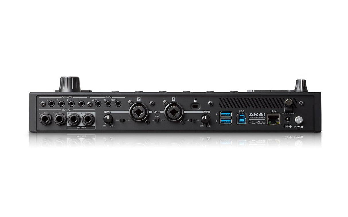 Akai Force Estación De Producción Musical Independiente Sampler Midi Usb Negro