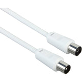 Schwaiger 5.0m Iec - Iec Cable Coaxial 5 M Blanco