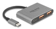 EAN 4043619643370 - DeLOCK 64337 hub de interfaz USB 3.2 Gen 2 (3.1 Gen 2) Type-C 10000 Mbit/s Gris imagen 1
