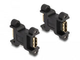 Delock Hdmi Adapter Buchse Zu Buchse Mit Schraubanschluss
