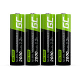 Pilas Recargables Greencell Aa 2000 Mah (4 Pcs)