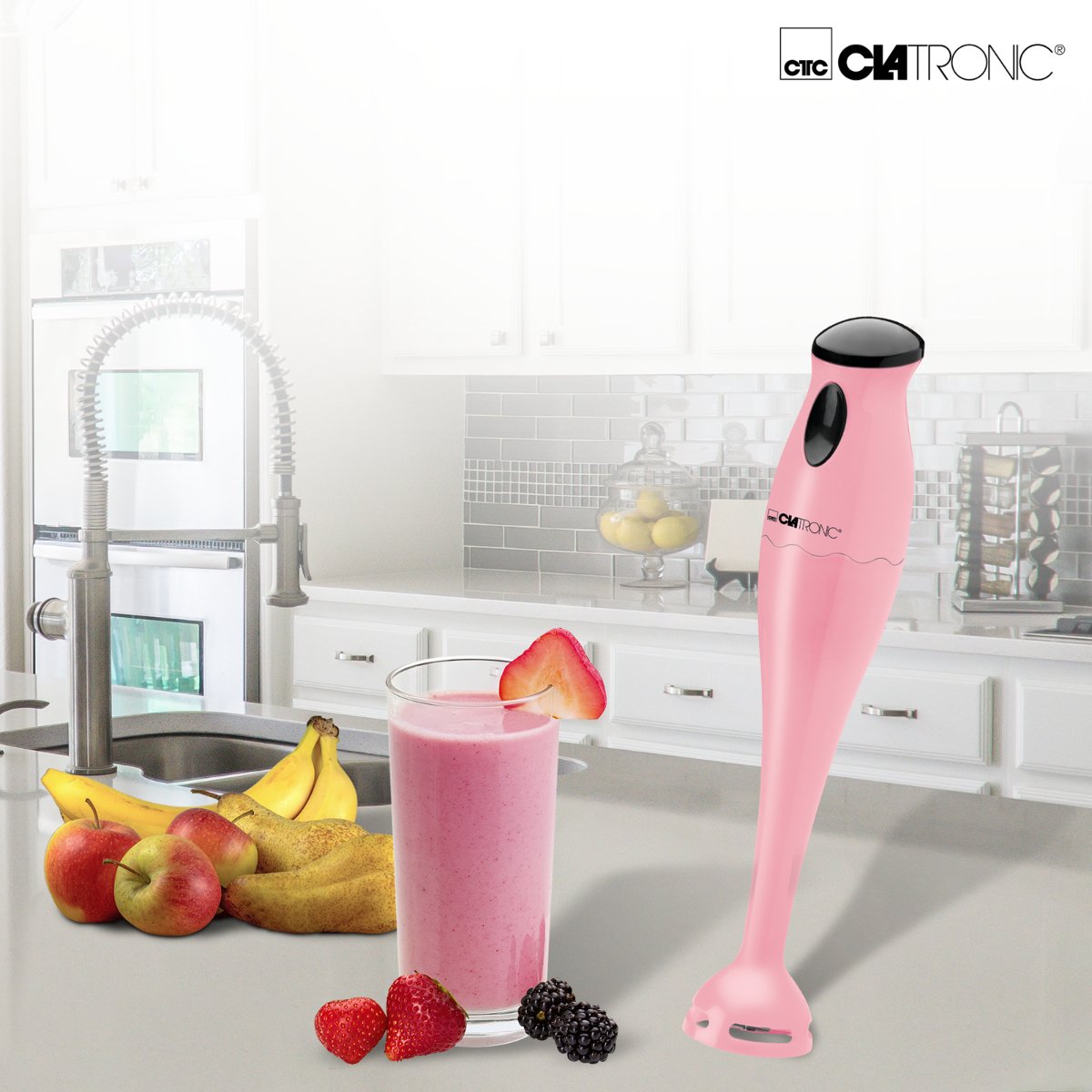 Clatronic 263922  0,5 L Batidora De Vaso 180 W Rosa
