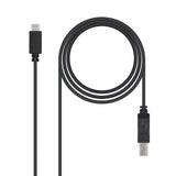Nanocable Cable De Impresora Usb-B 2.0 Macho A Usb-C Macho 1m
