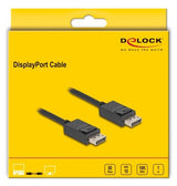 Cable Delock 81174 Displayport 16k 60 Hz 80 Gbps 1 M