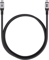 Cable De  1,50m Usb 4 G3x2 80gbps Pd240w Usb-C Macho A Usb-C Macho Negro Video 16k@60hz Datos Y Carga