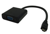 Hdmi Micro - Vga Adapter M-F Hdmi Micro D Type - Vga 25cm