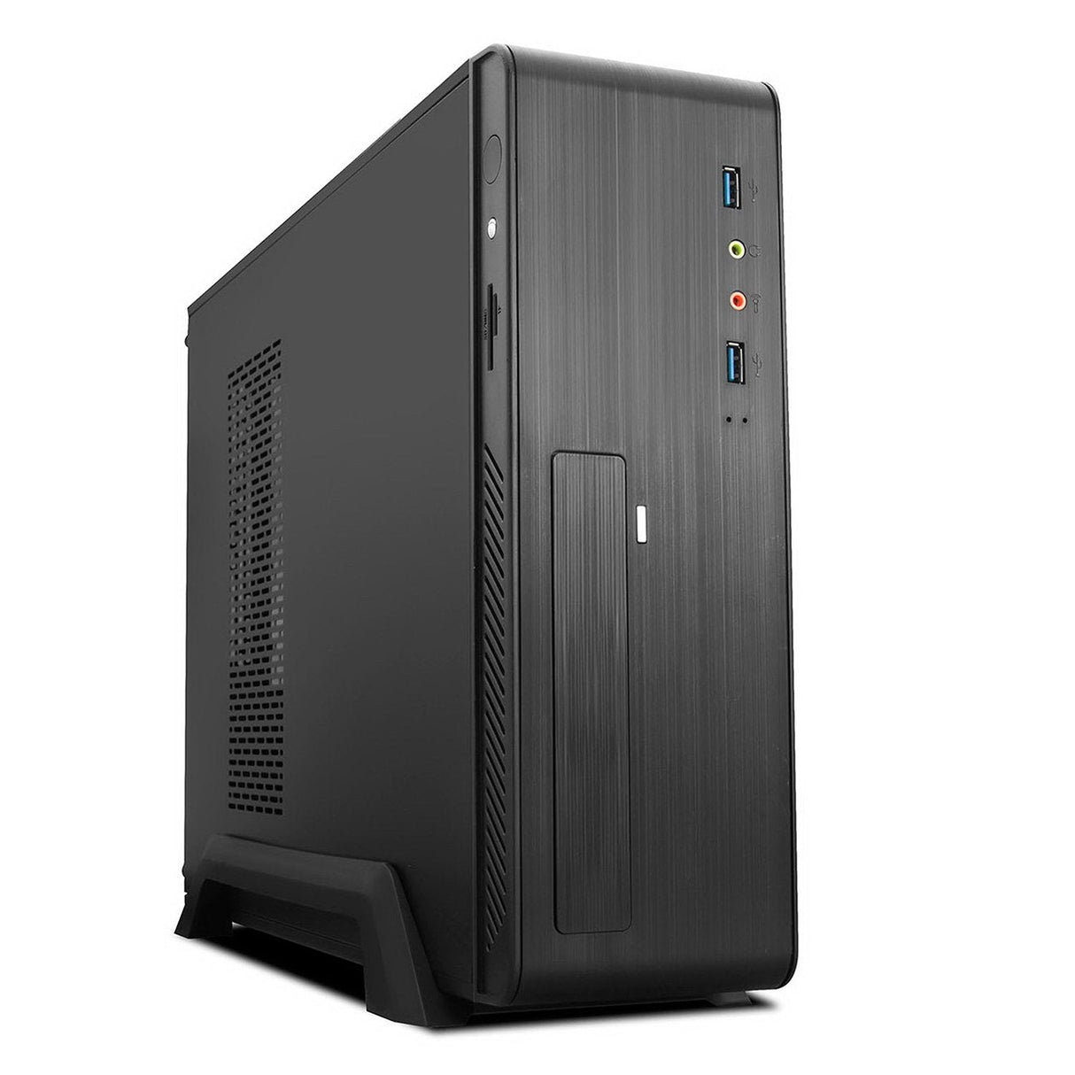Tooq Caja Micro Atx, Mini Itx Slim - Fuente De Alimentacion 500w - 1x Hdd3,5 + 1x Sdd2,5 + 1x Hdd5.25 - 2x Usb 3.0, Sd
