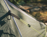 Tienda De Campaña Domo Outwell Cloud 4 De Cuatro Habitaciones Para 4 Personas, Verde