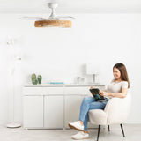 Ventilador  Pae Techo Taurus Polar Nature 30w 107cm 3 Aspas Retractiles 942123000