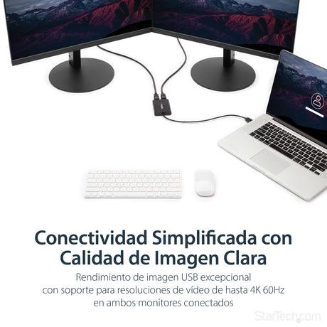 EAN 0065030878487 - StarTech.com USB32DP24K60 Adaptador gráfico USB 4096 x 2160 Pixeles Negro imagen 10